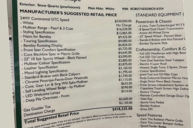 2024 Bentley Continental GT Speed Convertible - 22967933 - 42