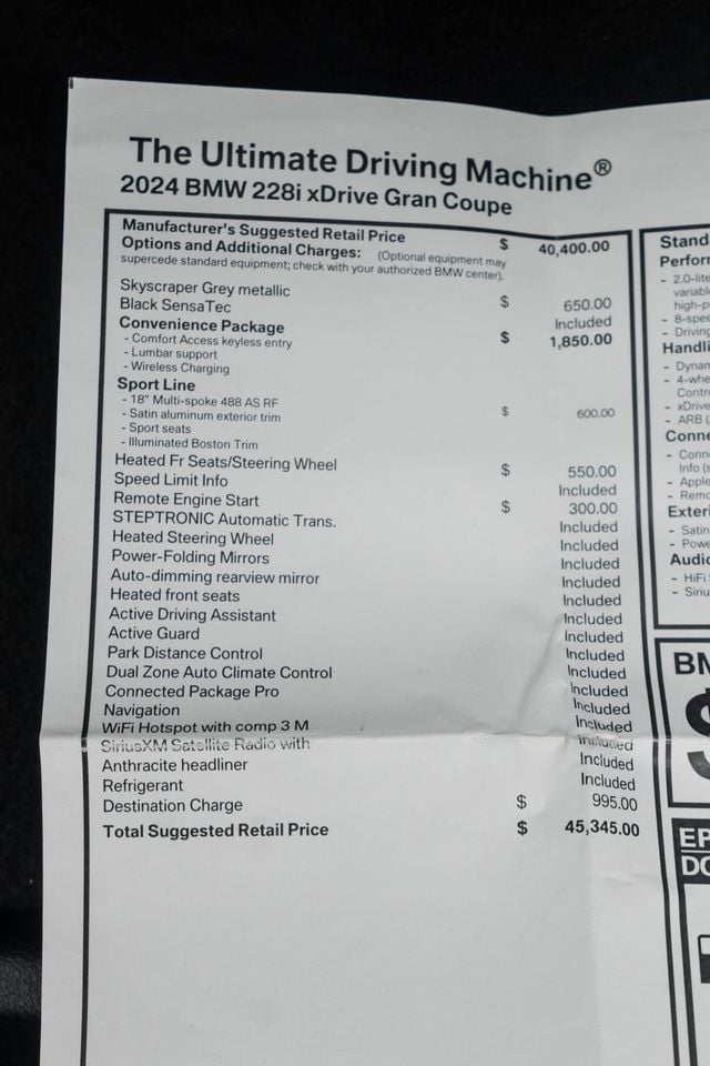 2024 BMW 2 Series 228i xDrive Gran - 22970770 - 52