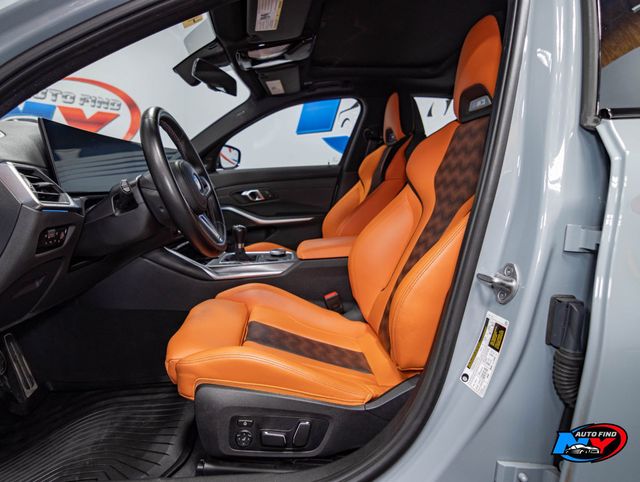 2024 BMW M3 CLEAN CARFAX, 1 OWNER, 6-SPD MANUAL, SUNROOF, NAVI, BACKUP CAM - 23003374 - 14