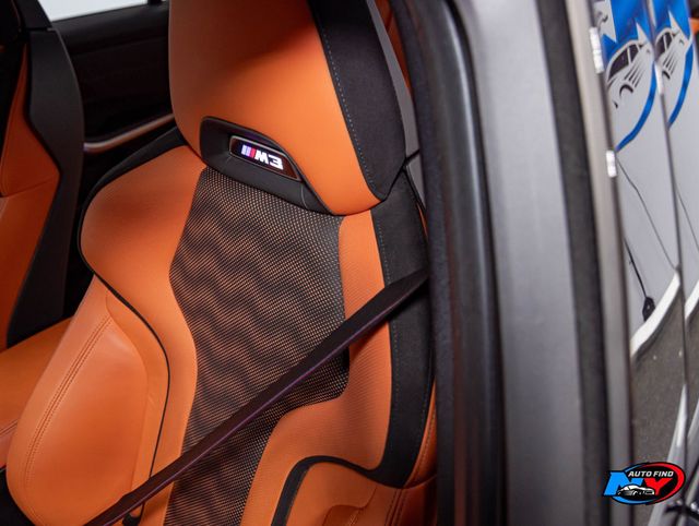 2024 BMW M3 CLEAN CARFAX, 1 OWNER, 6-SPD MANUAL, SUNROOF, NAVI, BACKUP CAM - 23003374 - 27