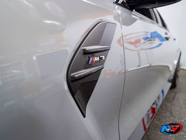 2024 BMW M3 CLEAN CARFAX, 1 OWNER, 6-SPD MANUAL, SUNROOF, NAVI, BACKUP CAM - 23003374 - 35