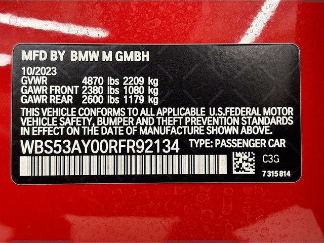 2024 BMW M3 SEDAN - 23051730 - 34