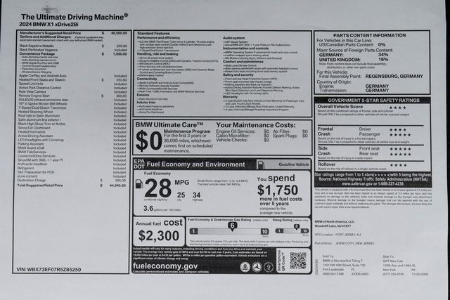 2024 BMW X1 xDrive28i Sports Activity Vehicle - 22879510 - 48