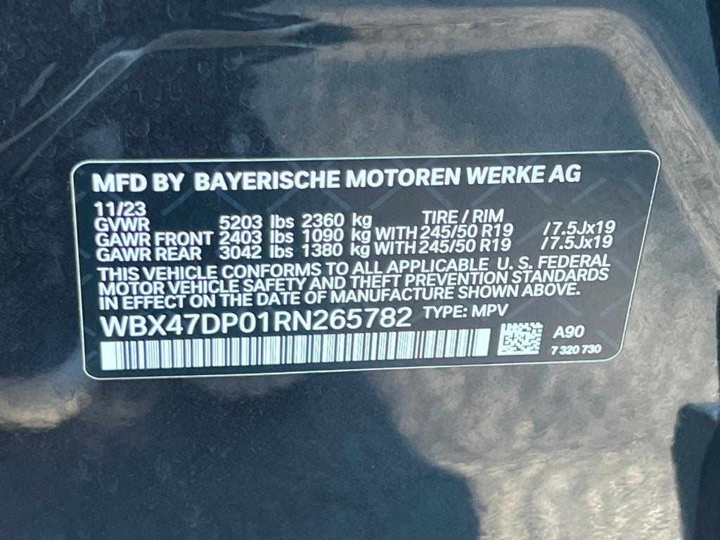 2024 BMW X3 sDrive30i Sports Activity Vehicle - 22676446 - 45