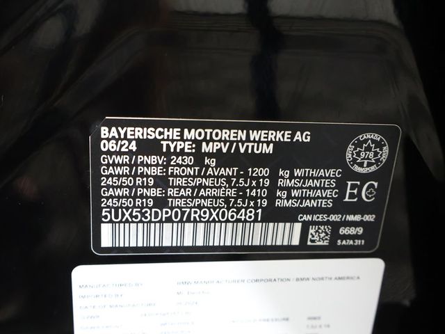 2024 BMW X3 xDrive30i Sports Activity Vehicle - 23037469 - 58