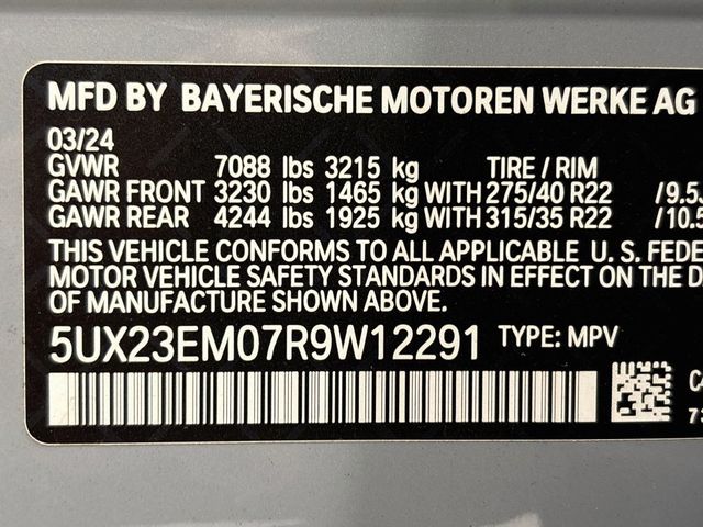 2024 BMW X7 xDrive40i Sports Activity Vehicle - 23086018 - 29
