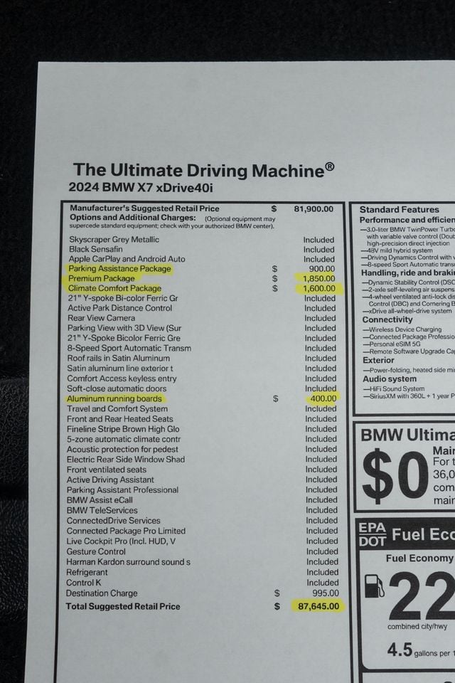 2024 BMW X7 xDrive40i Sports Activity Vehicle - 22933382 - 66
