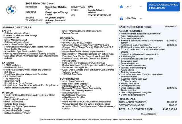 2024 BMW XM Sports Activity Vehicle - 22985125 - 2