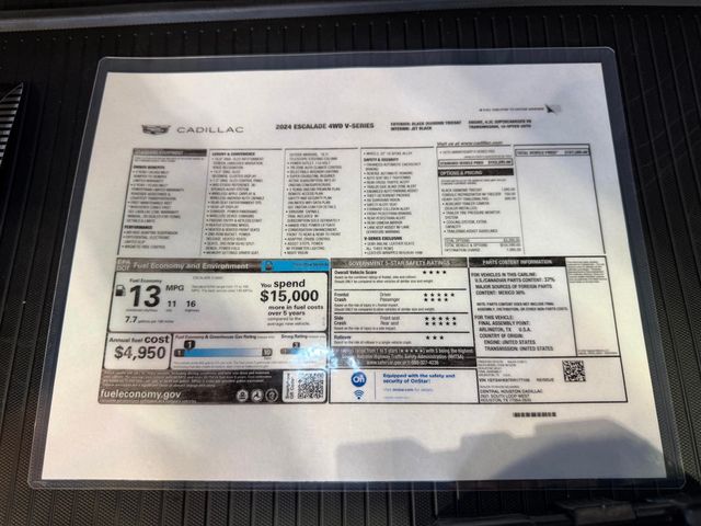 2024 Cadillac Escalade AWD 4dr V-Series - 23062502 - 63