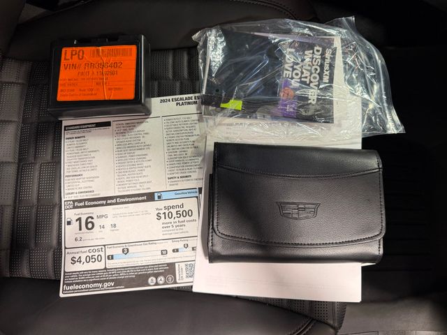 2024 Cadillac Escalade ESV 4WD 4dr Premium Luxury Platinum - 23033795 - 47