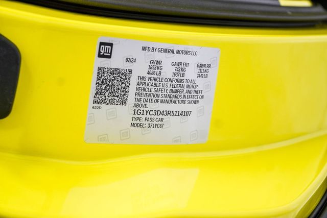 2024 Chevrolet Corvette 2dr Stingray Convertible w/3LT - 23070319 - 53