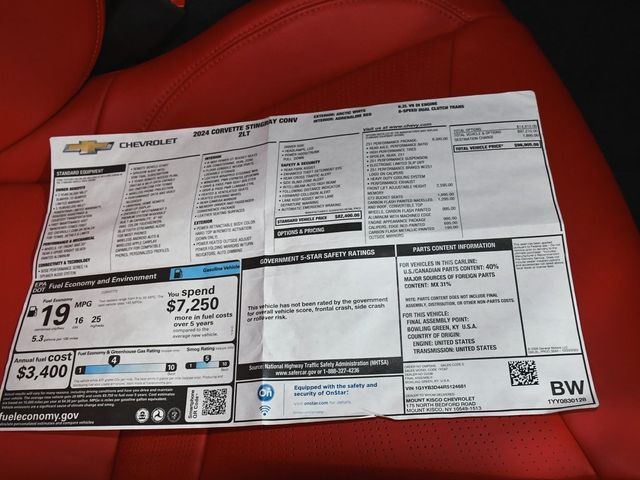 2024 Chevrolet Corvette Stingray - 22934759 - 59