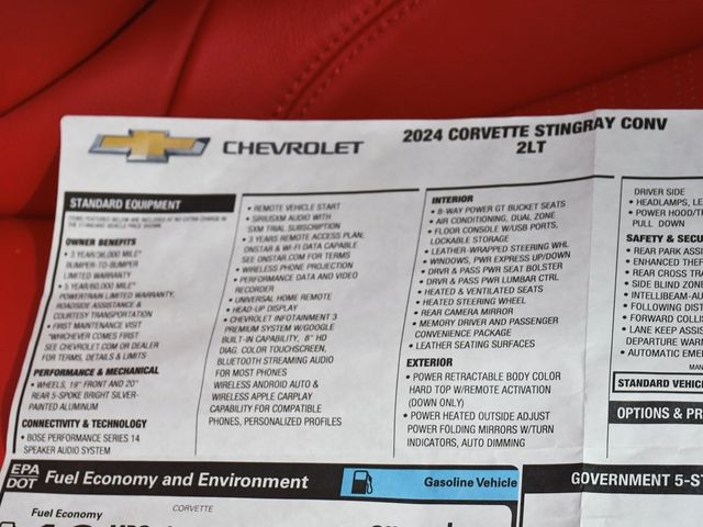 2024 Chevrolet Corvette Stingray - 22934759 - 60