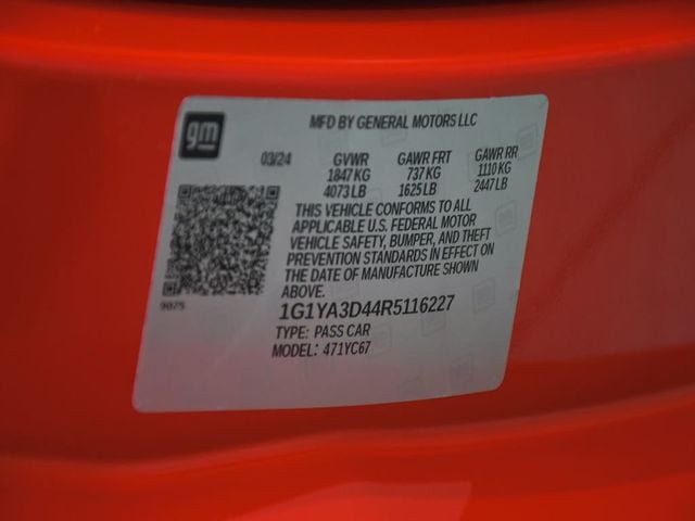 2024 Chevrolet Corvette Stingray - 22993726 - 17