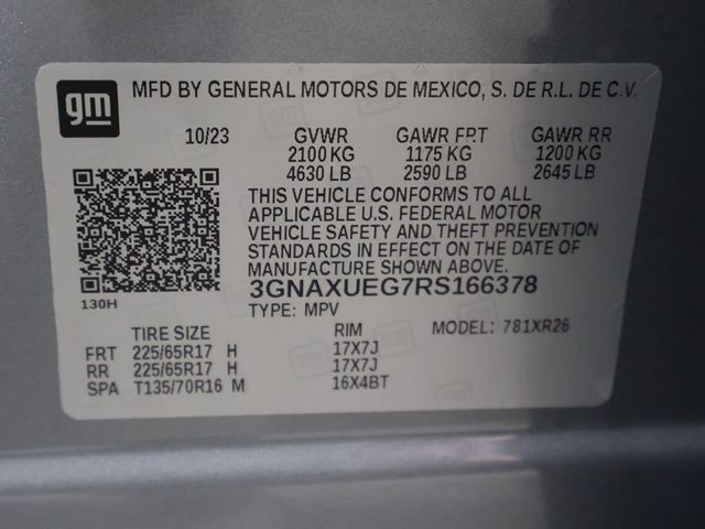 2024 Chevrolet Equinox AWD 4dr LT w/1LT - 23005421 - 50