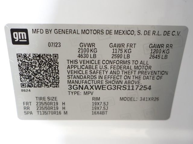 2024 Chevrolet Equinox AWD 4dr RS - 23055371 - 49