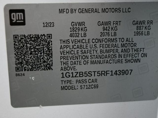 2024 Chevrolet Malibu 4dr Sedan LS w/1LS - 22993242 - 3