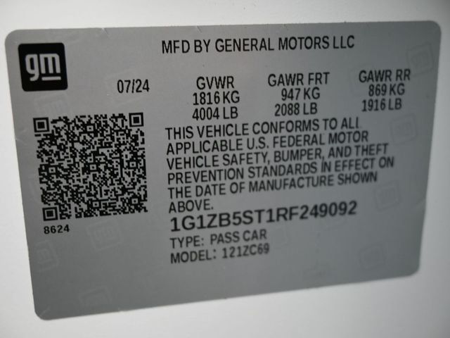 2024 Chevrolet Malibu 4dr Sedan LS w/1LS - 22995159 - 8