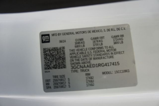 2024 Chevrolet Silverado 1500 1-Owner, Work Truck, Long Bed - 22929033 - 28