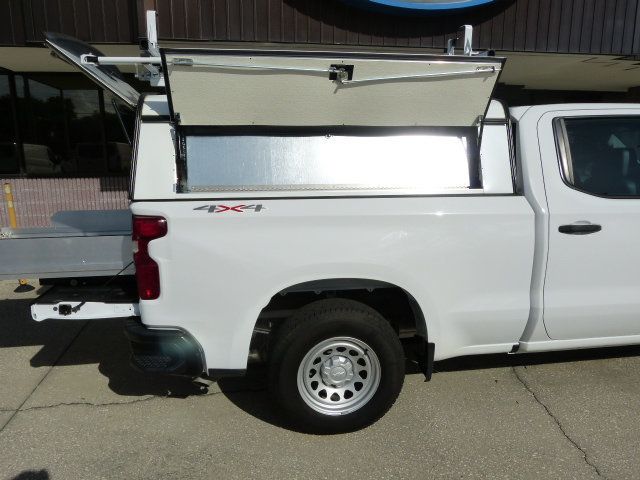 2024 Chevrolet Silverado 1500 2.7L 4CYL TURBO GAS*4X4*CREW CAB*TOPPER W/ "DECKED" BEDSLIDE! - 23102253 - 22