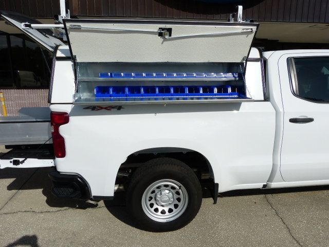 2024 Chevrolet Silverado 1500 2.7L 4CYL TURBO GAS*4X4*CREW CAB*TOPPER W/ "DECKED" BEDSLIDE! - 23102253 - 23