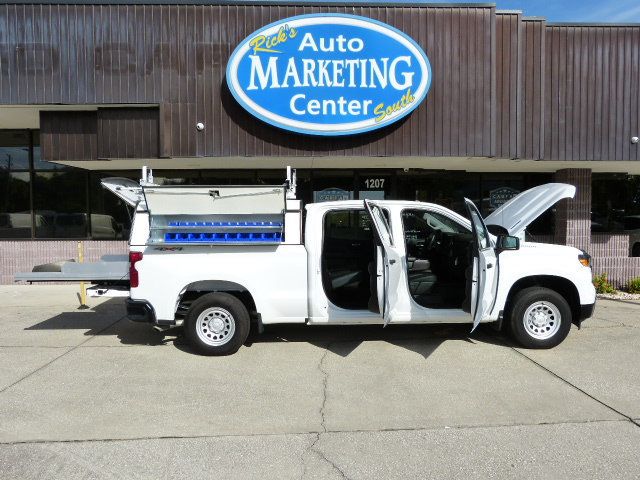 2024 Chevrolet Silverado 1500 2.7L 4CYL TURBO GAS*4X4*CREW CAB*TOPPER W/ "DECKED" BEDSLIDE! - 23102253 - 26