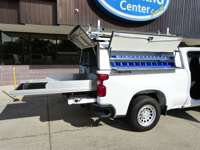 2024 Chevrolet Silverado 1500 2.7L 4CYL TURBO GAS*4X4*CREW CAB*TOPPER W/ "DECKED" BEDSLIDE! - 23102253 - 27