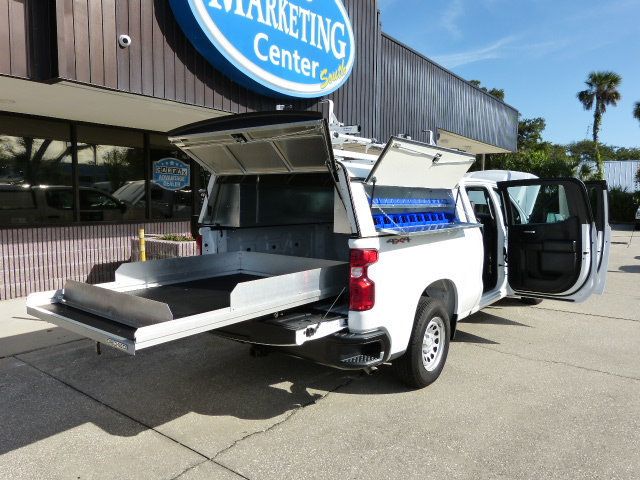 2024 Chevrolet Silverado 1500 2.7L 4CYL TURBO GAS*4X4*CREW CAB*TOPPER W/ "DECKED" BEDSLIDE! - 23102253 - 28