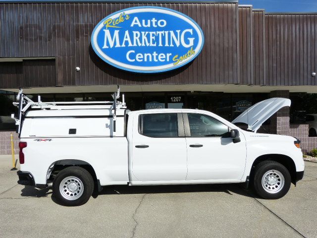 2024 Chevrolet Silverado 1500 2.7L 4CYL TURBO GAS*4X4*CREW CAB*TOPPER W/ "DECKED" BEDSLIDE! - 23102253 - 31