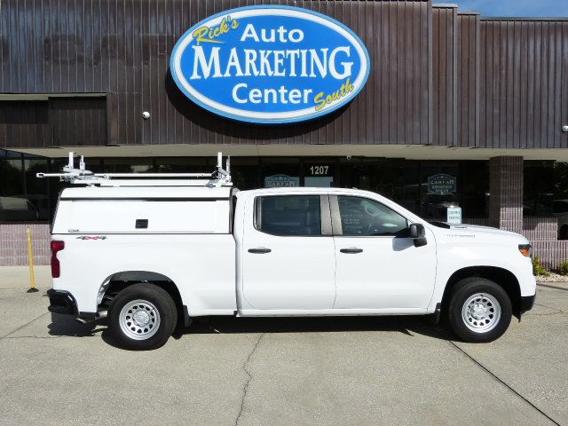 2024 Chevrolet Silverado 1500 2.7L 4CYL TURBO GAS*4X4*CREW CAB*TOPPER W/ "DECKED" BEDSLIDE! - 23102253 - 3