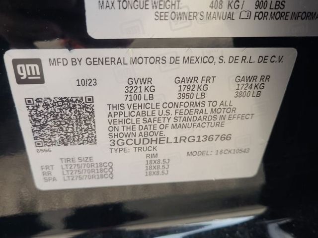 2024 Chevrolet Silverado 1500 4WD Crew Cab 147" ZR2 - 22965688 - 22