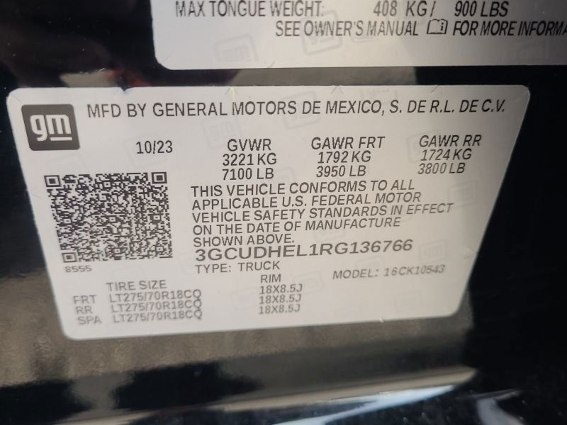 2024 Chevrolet Silverado 1500 4WD Crew Cab 147" ZR2 - 22965688 - 22