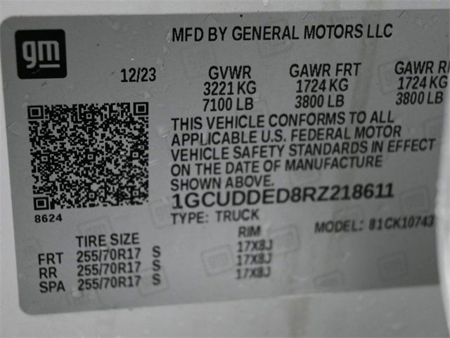 2024 Chevrolet Silverado 1500 4WD Crew Cab 157" LT - 22964224 - 6