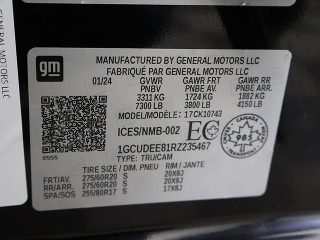 2024 Chevrolet Silverado 1500 4WD Crew Cab 157" RST - 23033308 - 49