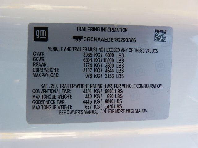 2024 Chevrolet Silverado 1500 5.3L V8 GAS*2WD REG CAB 140" WB*WORK TRUCK*8FT BED*TOW PACKAGE - 22936555 - 27