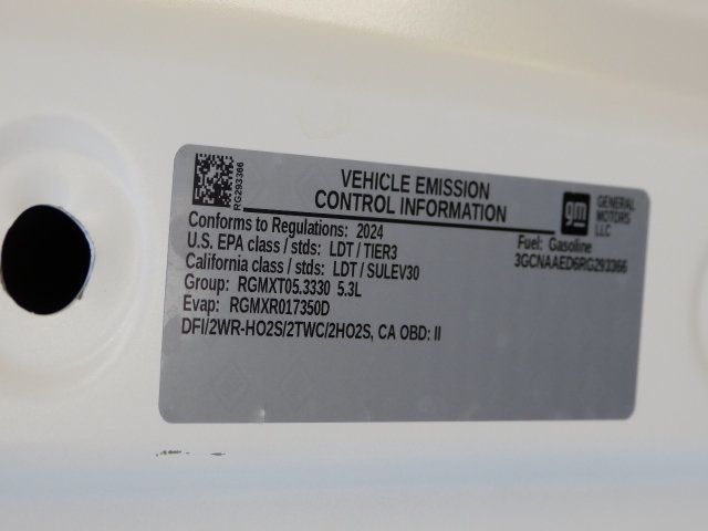 2024 Chevrolet Silverado 1500 5.3L V8 GAS*2WD REG CAB 140" WB*WORK TRUCK*8FT BED*TOW PACKAGE - 22936555 - 28