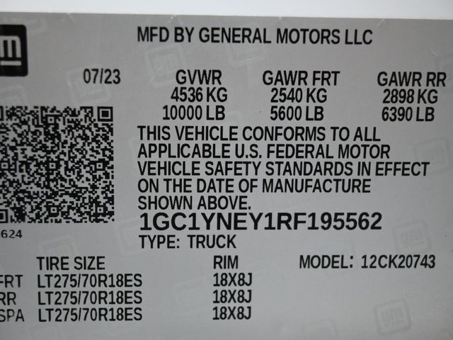 2024 Chevrolet Silverado 2500HD 4WD Crew Cab 159" LT - 23009809 - 3