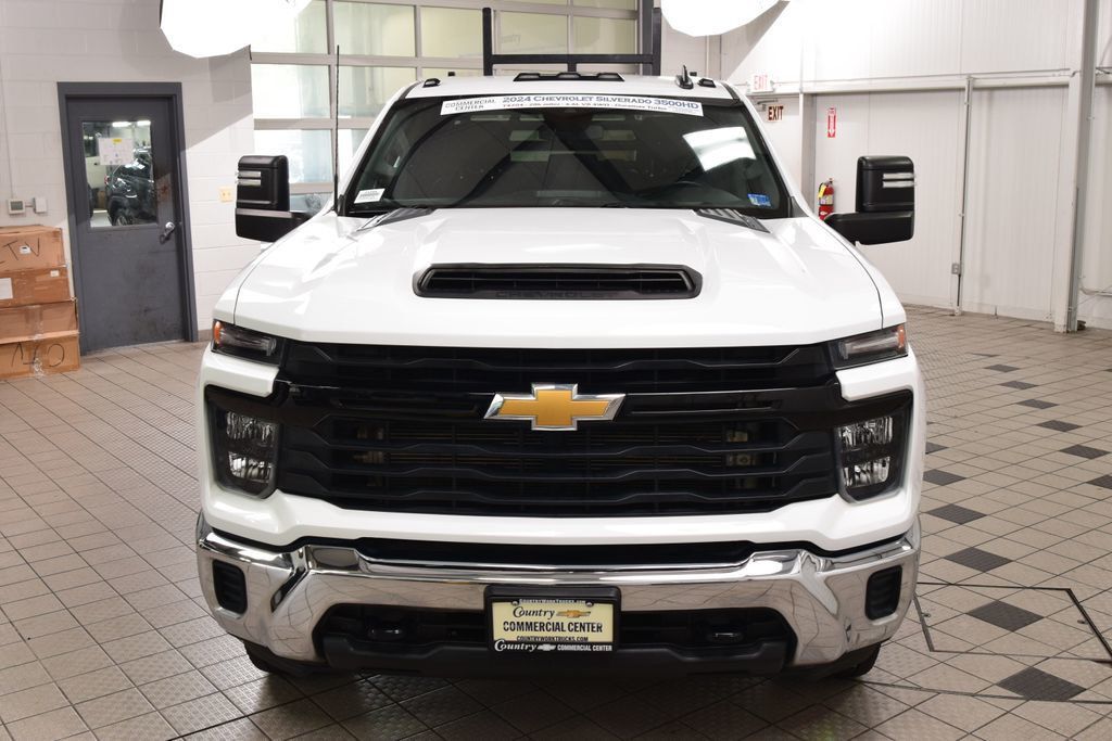 2024 Chevrolet Silverado 3500HD 3500HD CREW 4X4 * DURAMAX * 9' FLATBED * LOCAL TRADE - 23011475 - 1