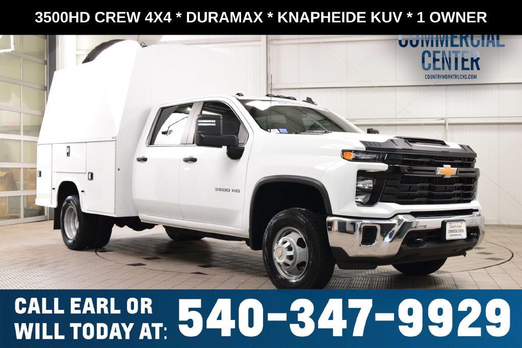 2024 Chevrolet Silverado 3500HD 3500HD CREW 4X4 * DURAMAX * KNAPHEIDE KUV * 1 OWNER - 23078189 | Video 1