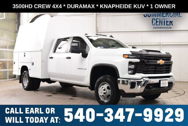 2024 Chevrolet Silverado 3500HD 3500HD CREW 4X4 * DURAMAX * KNAPHEIDE KUV * 1 OWNER - 23078189 - 0