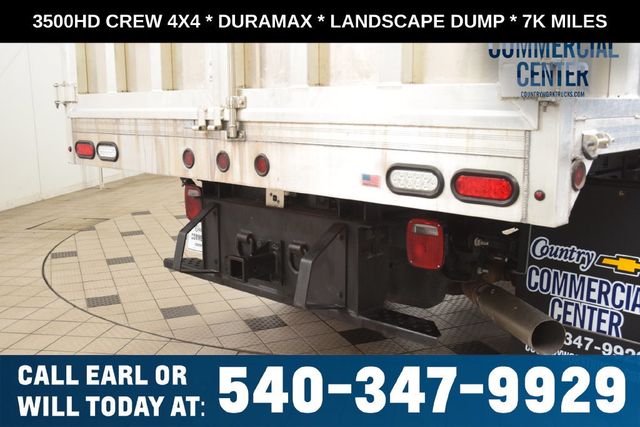 2024 Chevrolet Silverado 3500HD 3500HD CREW 4X4 * DURAMAX * LANDSCAPE DUMP * LOCAL TRADE - 23073000 - 13