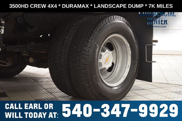 2024 Chevrolet Silverado 3500HD 3500HD CREW 4X4 * DURAMAX * LANDSCAPE DUMP * LOCAL TRADE - 23073000 - 16