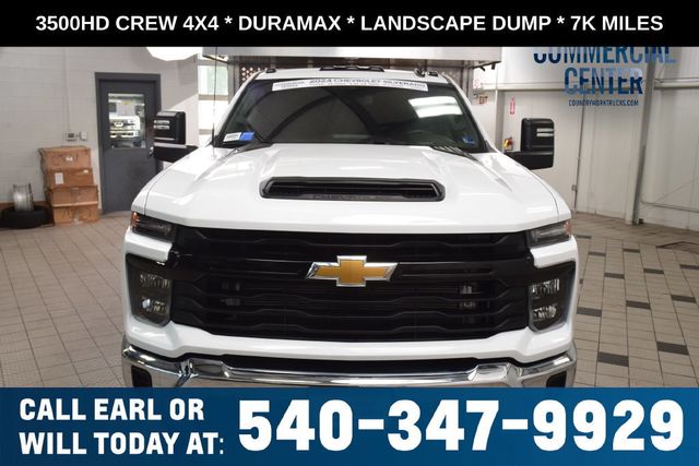 2024 Chevrolet Silverado 3500HD 3500HD CREW 4X4 * DURAMAX * LANDSCAPE DUMP * LOCAL TRADE - 23073000 - 1