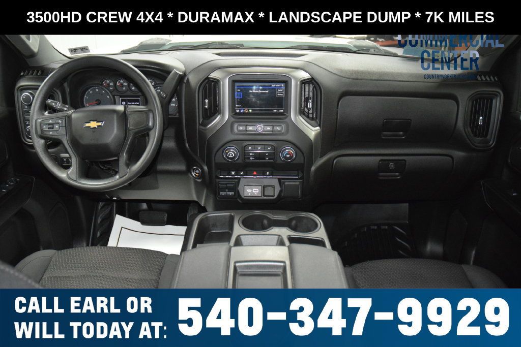 2024 Chevrolet Silverado 3500HD 3500HD CREW 4X4 * DURAMAX * LANDSCAPE DUMP * LOCAL TRADE - 23073000 - 19