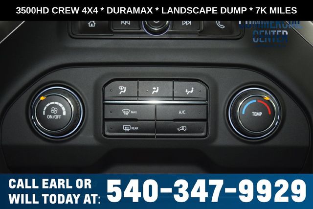 2024 Chevrolet Silverado 3500HD 3500HD CREW 4X4 * DURAMAX * LANDSCAPE DUMP * LOCAL TRADE - 23073000 - 21