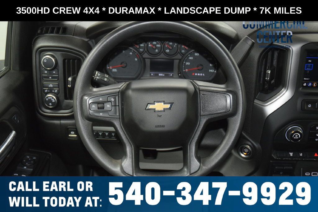 2024 Chevrolet Silverado 3500HD 3500HD CREW 4X4 * DURAMAX * LANDSCAPE DUMP * LOCAL TRADE - 23073000 - 25