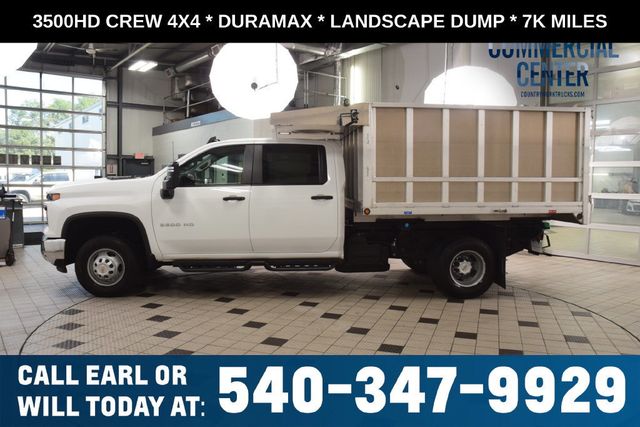 2024 Chevrolet Silverado 3500HD 3500HD CREW 4X4 * DURAMAX * LANDSCAPE DUMP * LOCAL TRADE - 23073000 - 2