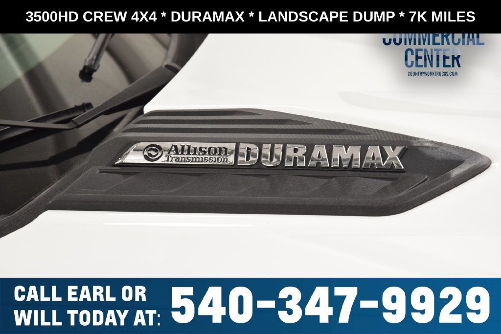 2024 Chevrolet Silverado 3500HD 3500HD CREW 4X4 * DURAMAX * LANDSCAPE DUMP * LOCAL TRADE - 23073000 - 8