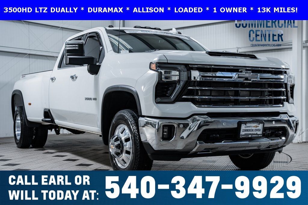 2024 Chevrolet Silverado 3500HD 3500HD CREW 4X4 * LTZ * DURAMAX * ALLISON * LOADED * LOCAL TRADE - 22703856 - 0