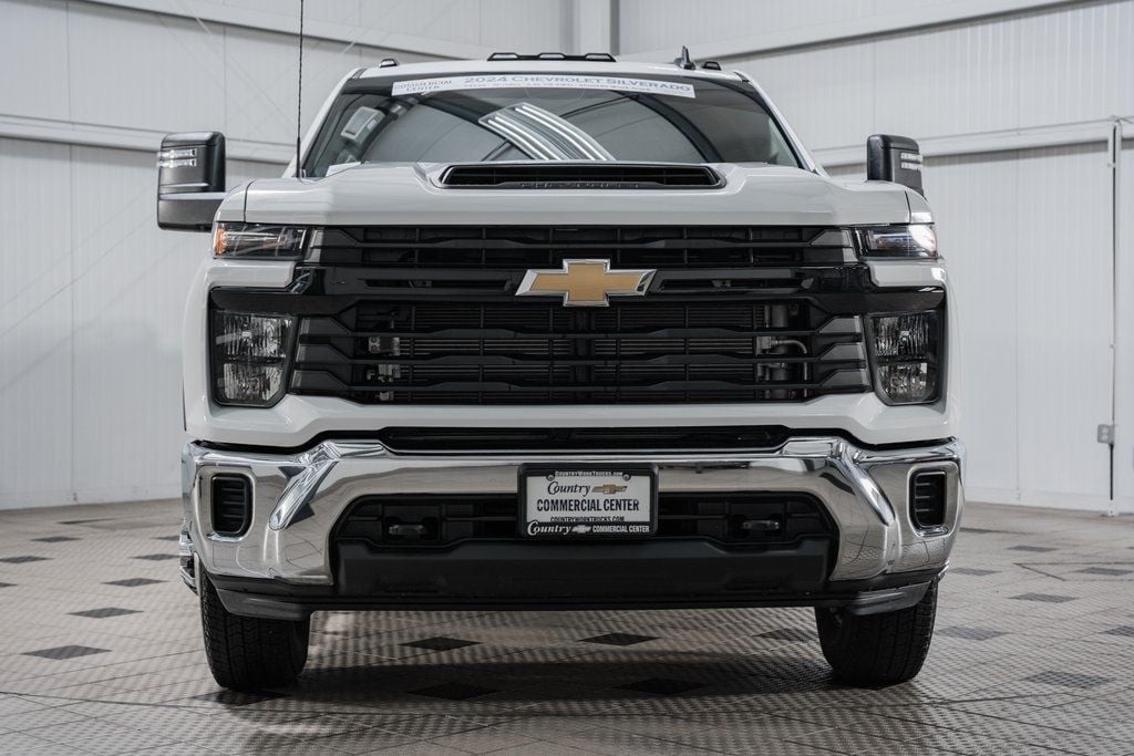 2024 Chevrolet Silverado 3500HD 3500HD REG CAB 4X4 * DURAMAX * 11' FLATBED * 2K MILES - 22705635 - 1